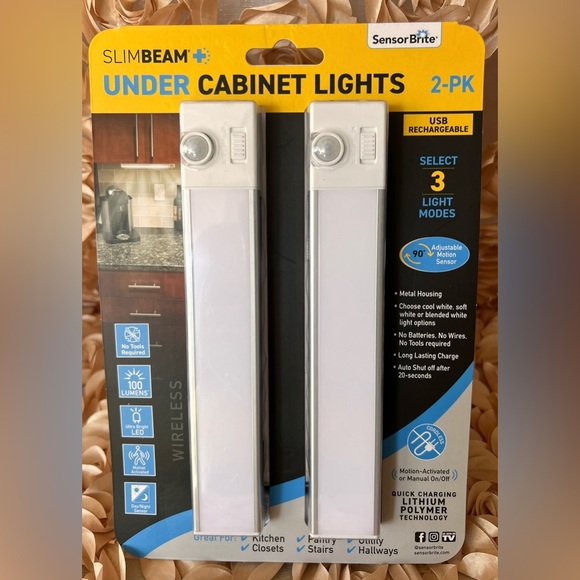 LED Rechargeable Under Cabinet Night Light (2-Pack) - Picture 1 of 2